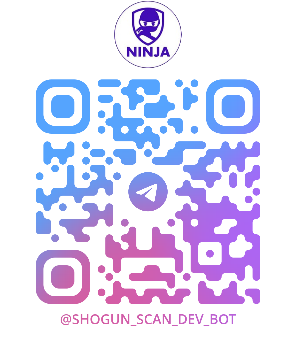 ShoGun Scan Telegram QR